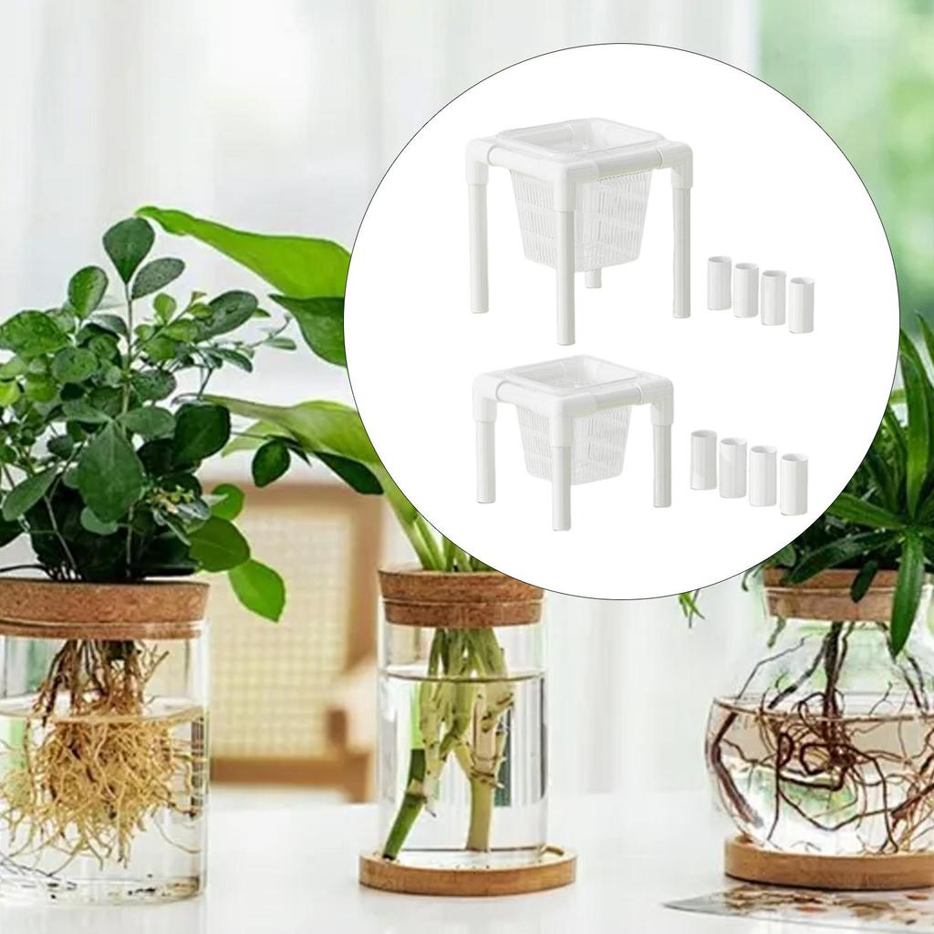 Устойчивая пластиковая подставка-держатель для корзин с аквариумными растениями для черепах, аквариумов, уличного пруда, контейнера