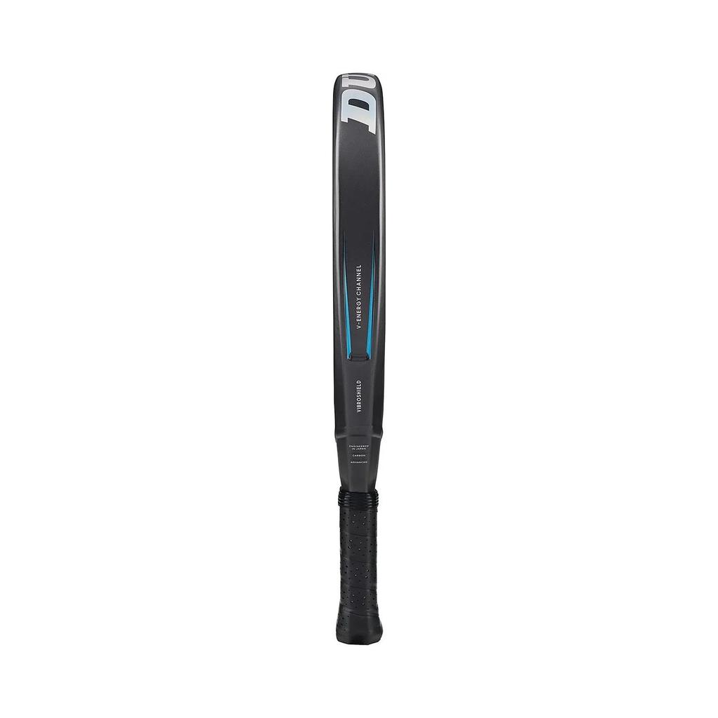 Dunlop FX Pro Padel Racket 370g Gun Metal/Cyan/Metallic Silver