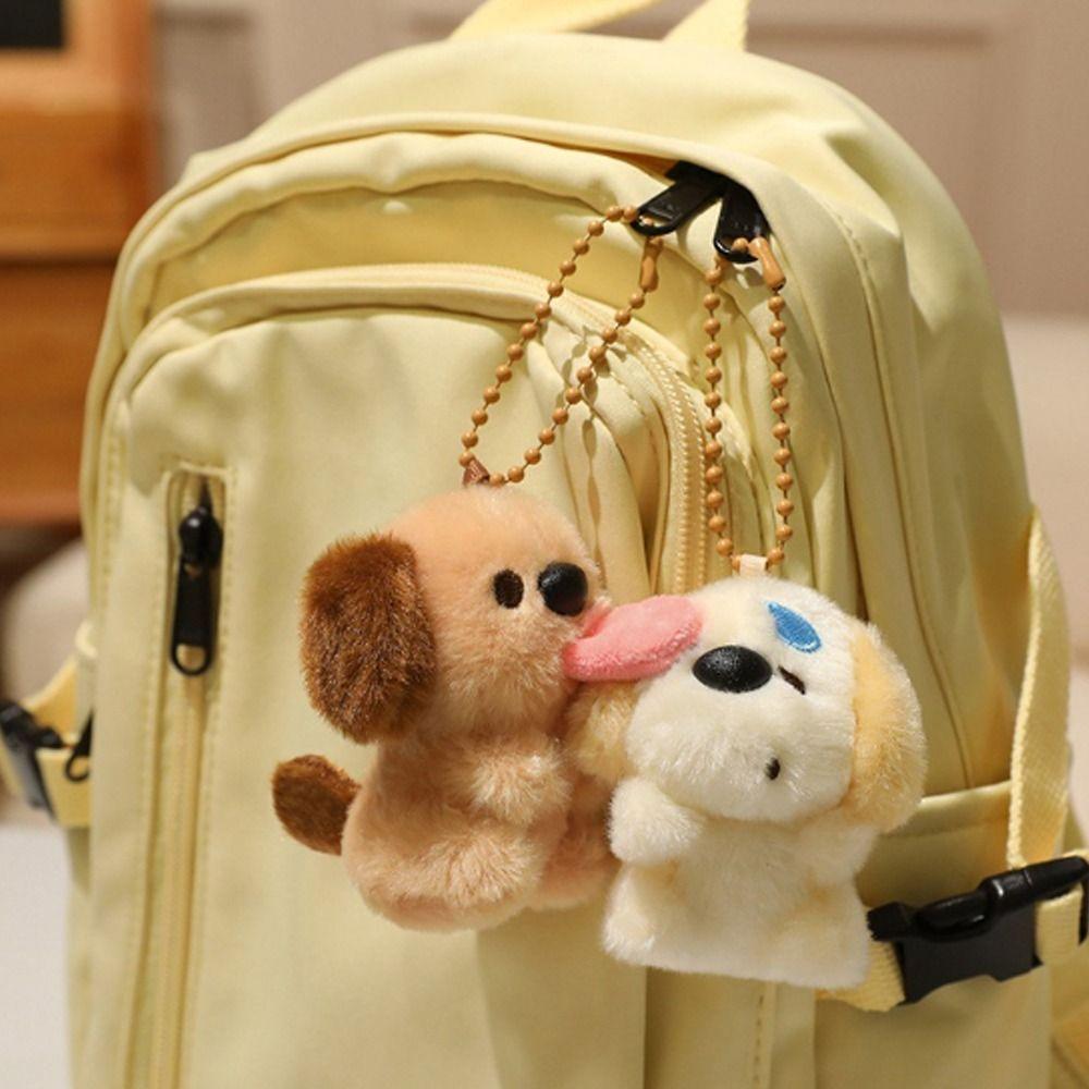 Plush Dog Bag Charms Magnetic Connection Magnetic Dog Toys Bag Decoration Backpack Accessories