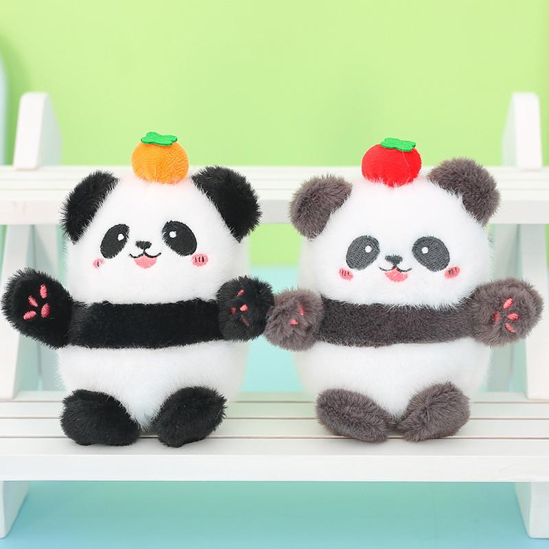 Delightful Stuffed Panda Keychain Plush Bag Charm With Soft Pp Cotton Filling