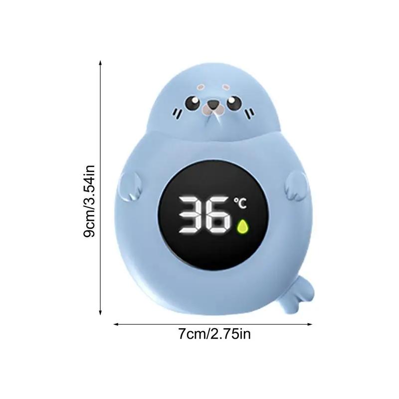 Baby bath thermometer Tub Temperature Monitor Hot Cold Water Resistant Temperature Warning Monitor Upgraded Sensor LED display