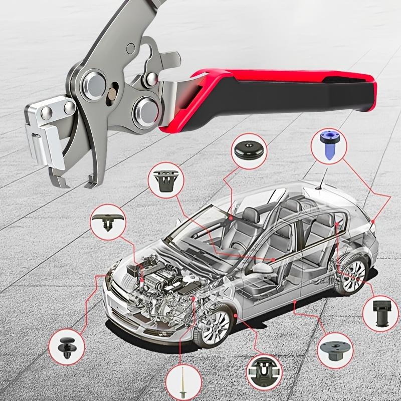 Автомобильные щипцы-защелки из нержавеющей стали | Съемник крепежа с эргономичной рукояткой для механиков, пользователей гаражных мастерских, энтузиастов авторемонта