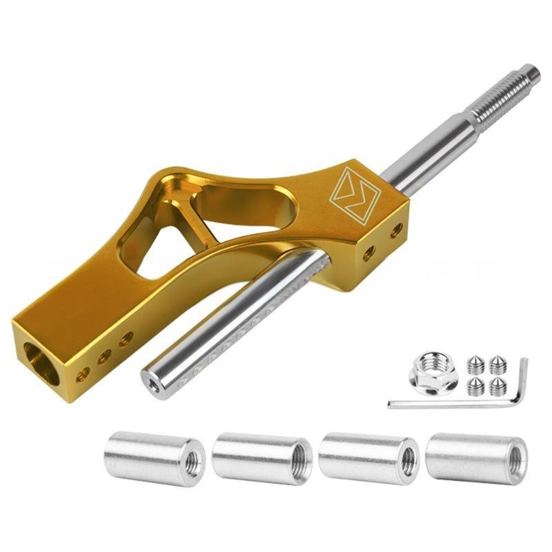 Регулируемый удлинитель ручки переключения передач автомобиля, универсальная посадка, алюминиевый рычаг переключения передач, эргономичный, для повышения комфорта вождения