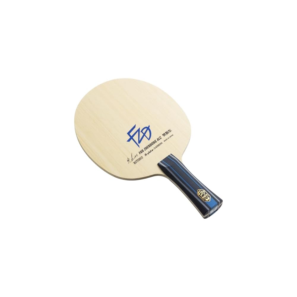 Ракетка для настольного тенниса Butterfly Fan Zhendong ALC-FL, атакующий хват, 37221, Размер основания: 157 х 150 мм (Обычный)