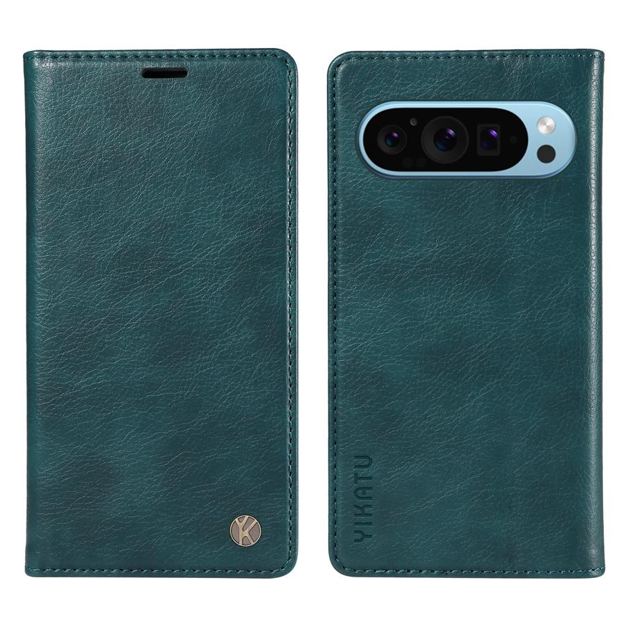 Премиальный кожаный прочный магнитный чехол для телефона Google Pixel 9 Pro Pixel 8 8 Pro 9A 8A 7A Pixel 6 6A Pro чехол-кошелек с подставкой и отделениями для карт