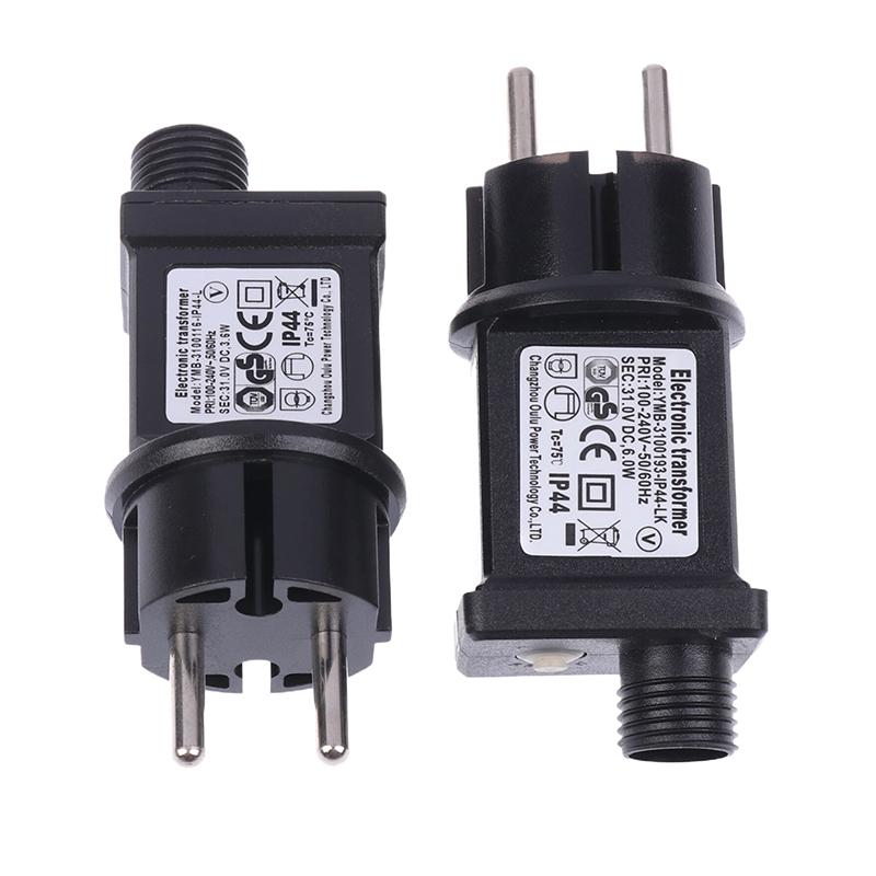 Европейская вилка переменного тока 220 В до 31 В постоянного тока 6 Вт 8-функциональный светодиодный драйвер лампы с переключателем, адаптер IP44, водонепроницаемый лазерный светильник, европейский блок питания