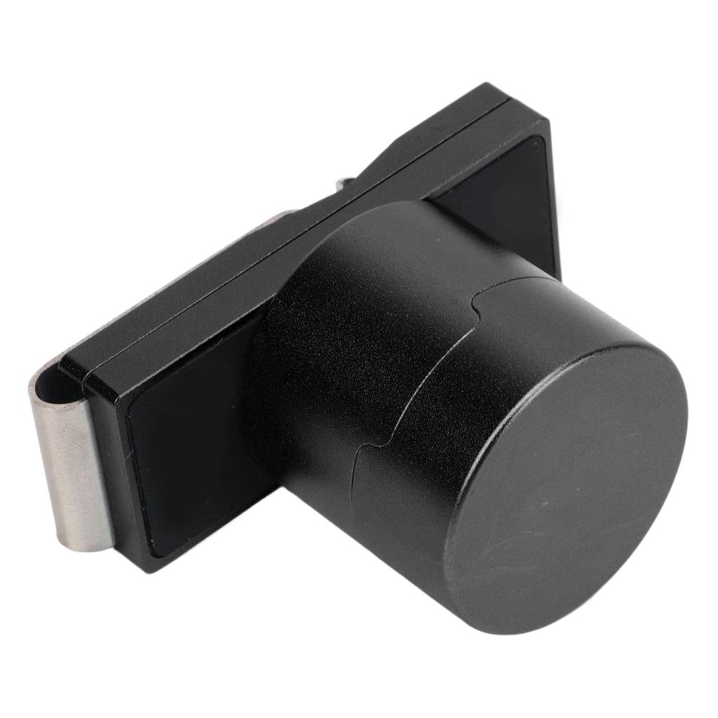 Magnetic Billiard Chalk Holder Aluminium Alloy Round Snooker Cue Chalk Box with Fixed Clip Portable