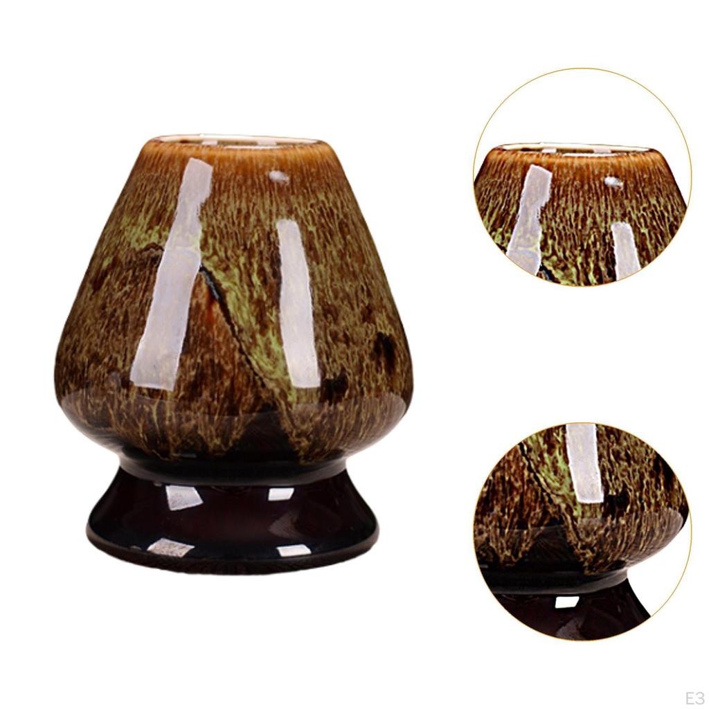 Porcelain Matcha Whisk Stand Set for Tea Aficionados