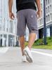 Jigga Wear Crown Shorts Gray/White L