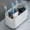 Ящик для хранения зубных щеток, большая емкость, экономия места, стабильное основание, практичный органайзер для электрических зубных щеток, подставка для хранения, принадлежности для ванной комнаты