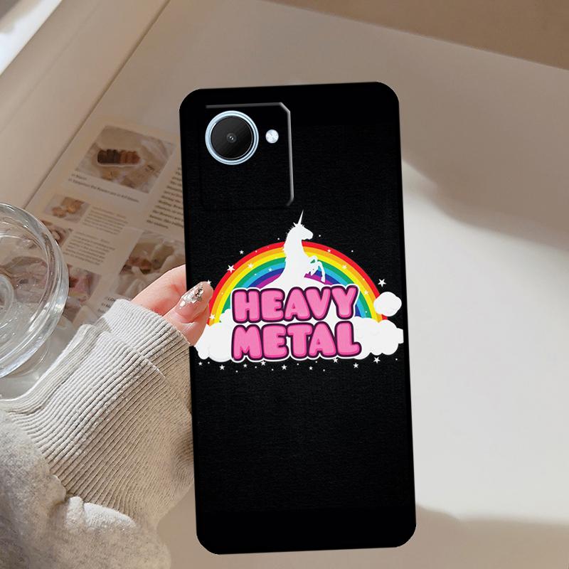 Розовый Единорог Радуга Милый Для Realme GT 7 Pro 5 GT 6 6T C67 C61 C55 C53 C51 C21Y C25S C75 10 11 12 13 14 Pro Plus Чехол