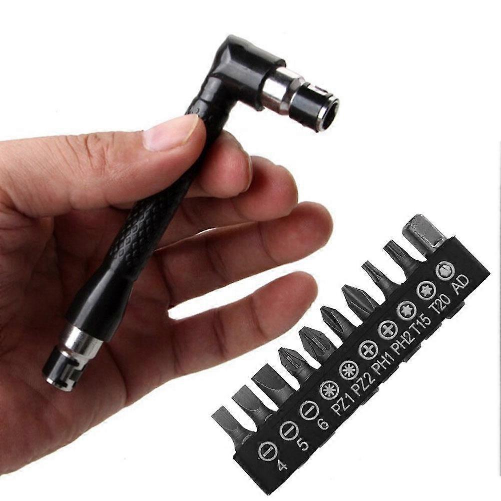 Mini 36-Tooth Ratchet Screwdriver Narrow Space Gap Maintenance Operation Bit Sleeve L-Shaped Wrench