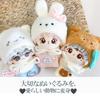 Animal Hat & Plush Clothes Set for 10cm Bear, Plush Clothes, Kigurumi Accessories, Otaku Activities, Doll, Mascot, Kpopdoll Costume [Used]