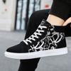 Autumn Men's High Top Canvas Shoes Korean Version Trend Board Shoes Men's Casual Trendy Shoes
