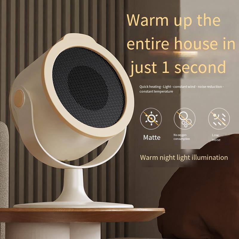 Портативный мини-настольный обогреватель с регулировкой теплого воздуха, подходит для использования на домашних и офисных столах, а также в качестве грелки для ног