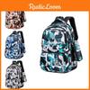 Large Backpack Printed Capacity Wear Resistant Schoolbag Student