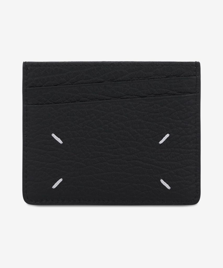 Maison Margiela 4-Stitch Slim 6-Slot Card Holder - Black / Sa1Vx0006P4455T8013