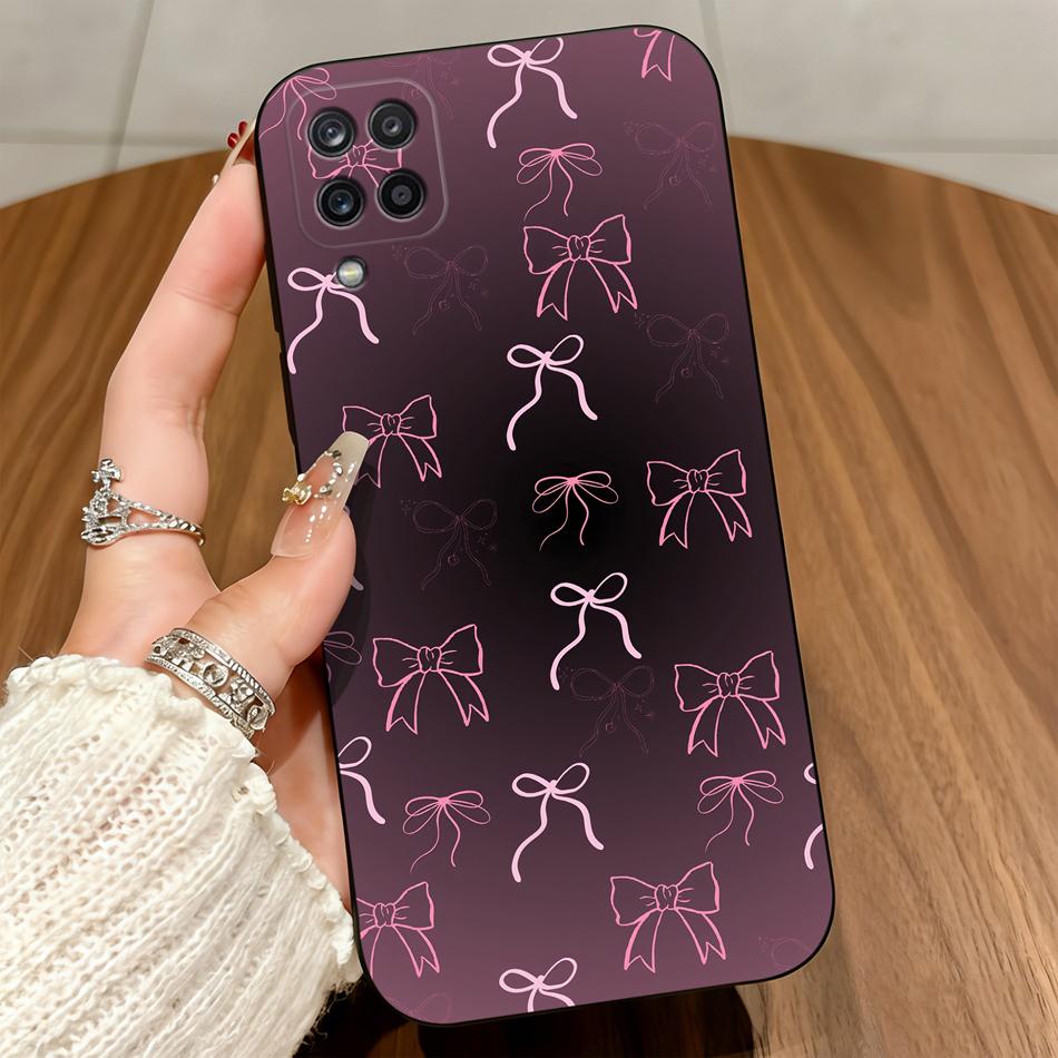 For Samsung Galaxy A12 M12 F12 Case Creative Design Shockproof Soft Matte Phone Cover For Samsung A 12 4G 5G Durable Bumper