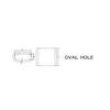 1000pcs M0.8 M1.2 M1.5 M2 Aluminum Single casing wire rope ferrule cable ties Aluminum Crimping Sleeve Oval Clip Wire Rope Clamp