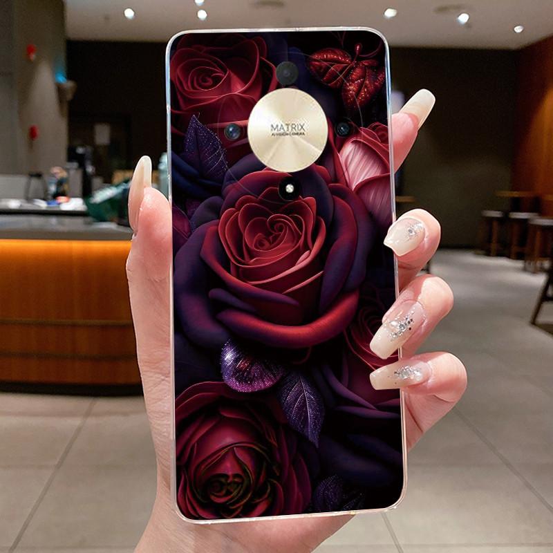 Чехол для Honor X9b X9a Magic 6 5 Lite 5G Роскошный Дракон Милый Крутой Мальчики Девочки Прозрачный Мягкий силикон Задняя крышка Чехол для телефона