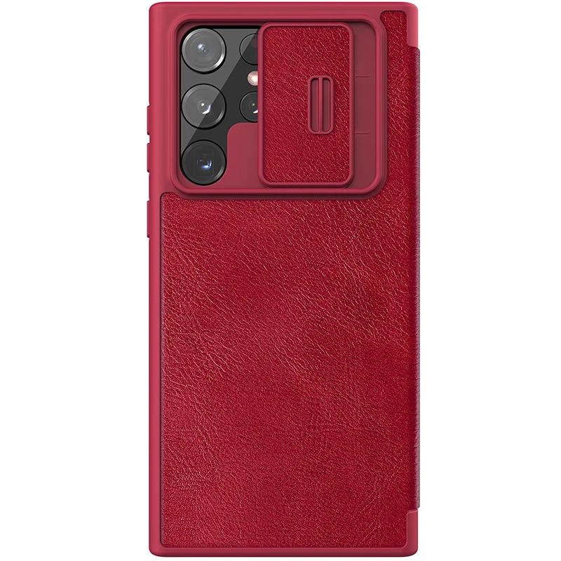 Чехол-книжка Nillkin CamShield из кожи со шторкой для камеры для Samsung Galaxy S23 S22 Ultra, Чехол-книжка Nillkin CamShield из кожи со шторкой для камеры для Samsung S23 FE S22 Plus 5G