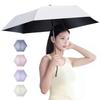 Parasol Folding UV Protection Fully Heat Auto Prevention Safety Sun Heat Stroke Gentle Skin For Storage Pouch Present Umbrella, 100%, Blackout,