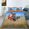 2023 Новый стиль 3D-печать Пододеяльник Highend Домашнее постельное белье Сельскохозяйственная машина King Size Постельные принадлежности Мягкое пододеяльник Роскошные комплекты постельного белья