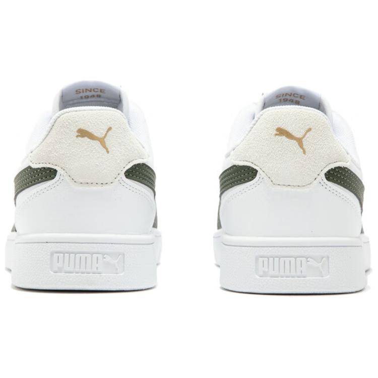 Puma Shuffle Удобные Легкие Низкие Кроссовки Унисекс Кроссовки Белый Зеленый 309668-27