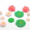 Miniature Water Lily Resin 3D Models Kawaii Simulation Flower Flatback for Jewelry Doll House Slime Accessories