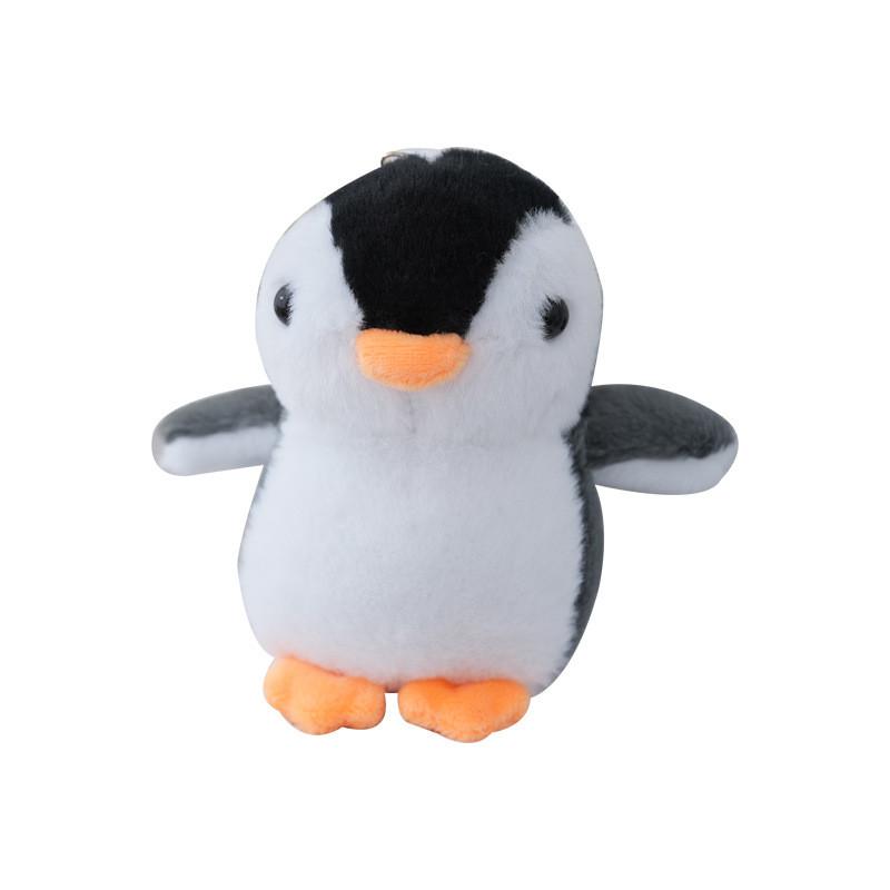 Charming Fluffy Penguin Plush Keychain Cozy Pp Cotton Filled Collectible Gift