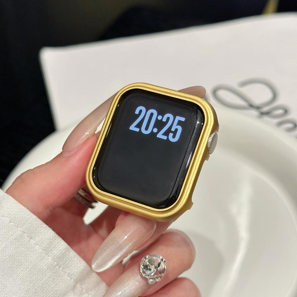 Противоударный корпус из алюминиевого сплава для Apple Watch S11 S10 46/42мм 45/44/41/40мм универсальный низко-роскошный корпус для iwatch серии S9/8/7