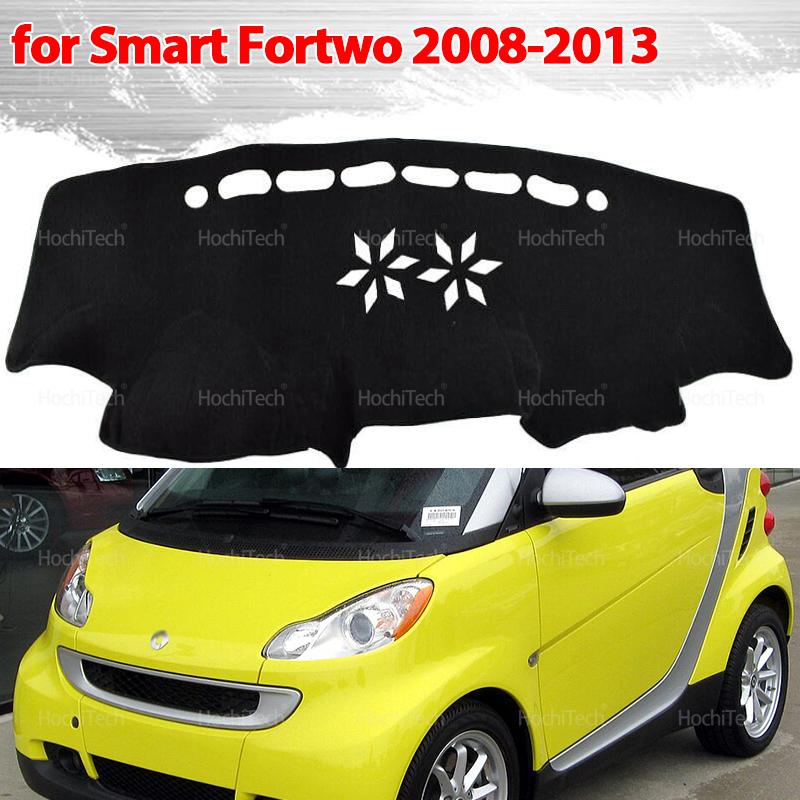 Car Dashboard Cover Dash Mat for Smart Fortwo 2008 2009 2010 2011 2012 2013 Pad Sunshade Cushion Sunshield Anti-UV Accessories