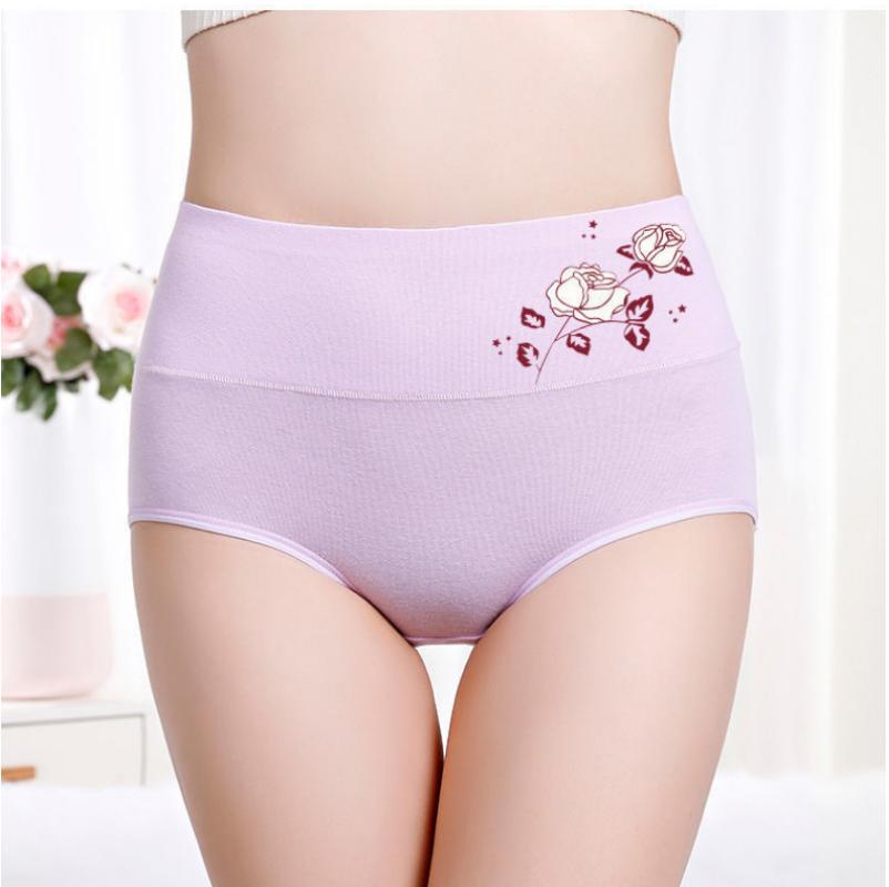 Women's Sexy Lace Panties High Waist Seamless Cotton Underwear Briefs Knickers Underpants