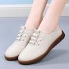 Spring Autumn New Ladies Singles Footwear Non Slip Lightweight Flat Fashion Soft Soled Leather Shoe Casual Comfort Women's Shoes