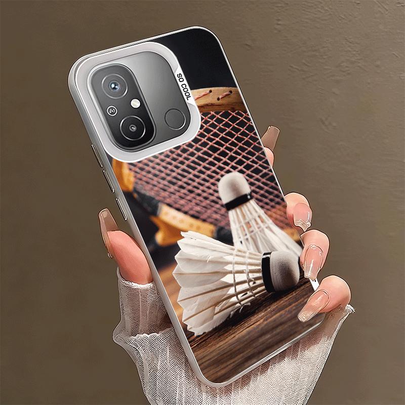 Badminton Sport Shockproof Phone Case for Xiaomi Poco X7 X6 X5 X3 Pro F7 Ultra M8 Redmi 15C 15 14C 13C 12C 10C 13 12 10