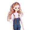 Girl Gift Hairstyles 1/6 BJD Doll Head 16cm Dolls Ancient Doll Accessories DIY Head Wear