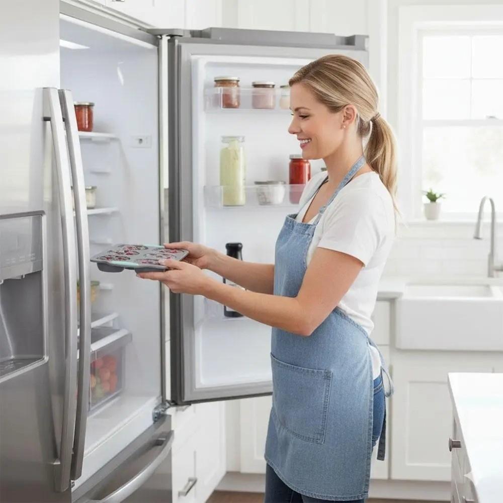 Reusable Baking Tray 6 Hole Muffin Cake Mould New Silicone Donut Mold  Ice Cube Making