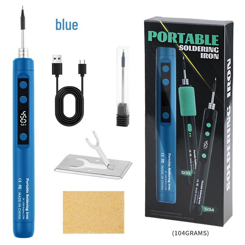 Комплект портативного паяльника USB 5 В 15 Вт для домашней сварки и штамповки пластика