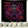 Re Zero Wall Tapestry Aesthetic Wall Hanging Printed Fabric Blanket Decorative Tapestries For Bedroom Living Room Home Decor