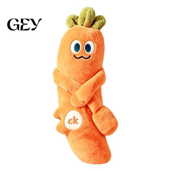 Soft Plush Pillow Eggplant Body for Side Sleepers, Long Cushion Large Hug with Removable Washable Cover, Cute Hugging Women Polyester Fiber