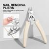 Model Flat-Nose Removal Nails Pliers for Manicure Diamond Art Accessories Metal Chain Cutting Zircon Jewelry High Force Clipper