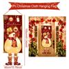 Рождественский снеговик, подвесной флаг, Navidad Natal Noel, дверной кулон, баннер, украшения «Счастливого Рождества» для дома, Новый год 2025