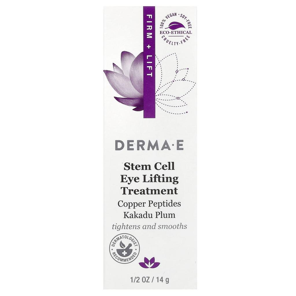Derma E Крем-лифтинг для кожи вокруг глаз со стволовыми клетками, 14 г (0,5 унции)
