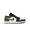 Кроссовки Air 1 Low GS Black Toe Medium Olive Kids Green White 553560-092