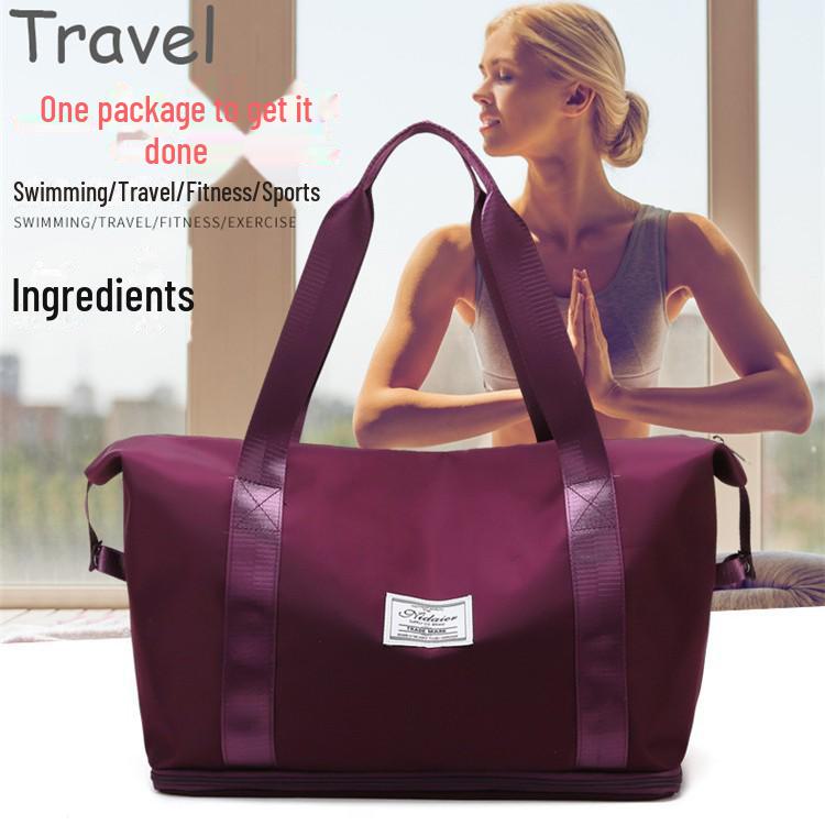 Унисекс водонепроницаемая легкая дорожная сумка с отделениями для мокрых и сухих вещей для фитнеса, плавания, йоги и сёрфинга