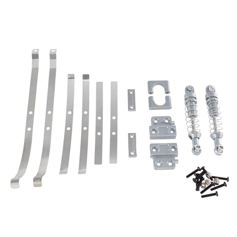 Rear Axle Fixed Component Shock Absorber Spring Plate for MN82 LC79 Metal Upgrade Parts Kit RC Car OP Accessories Truck Buggy