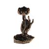 1Pc Vintage Buddha Hand Lotus Incense Burner Metal Backflow Incense Holder For Home Room Creative Tea Table Decor