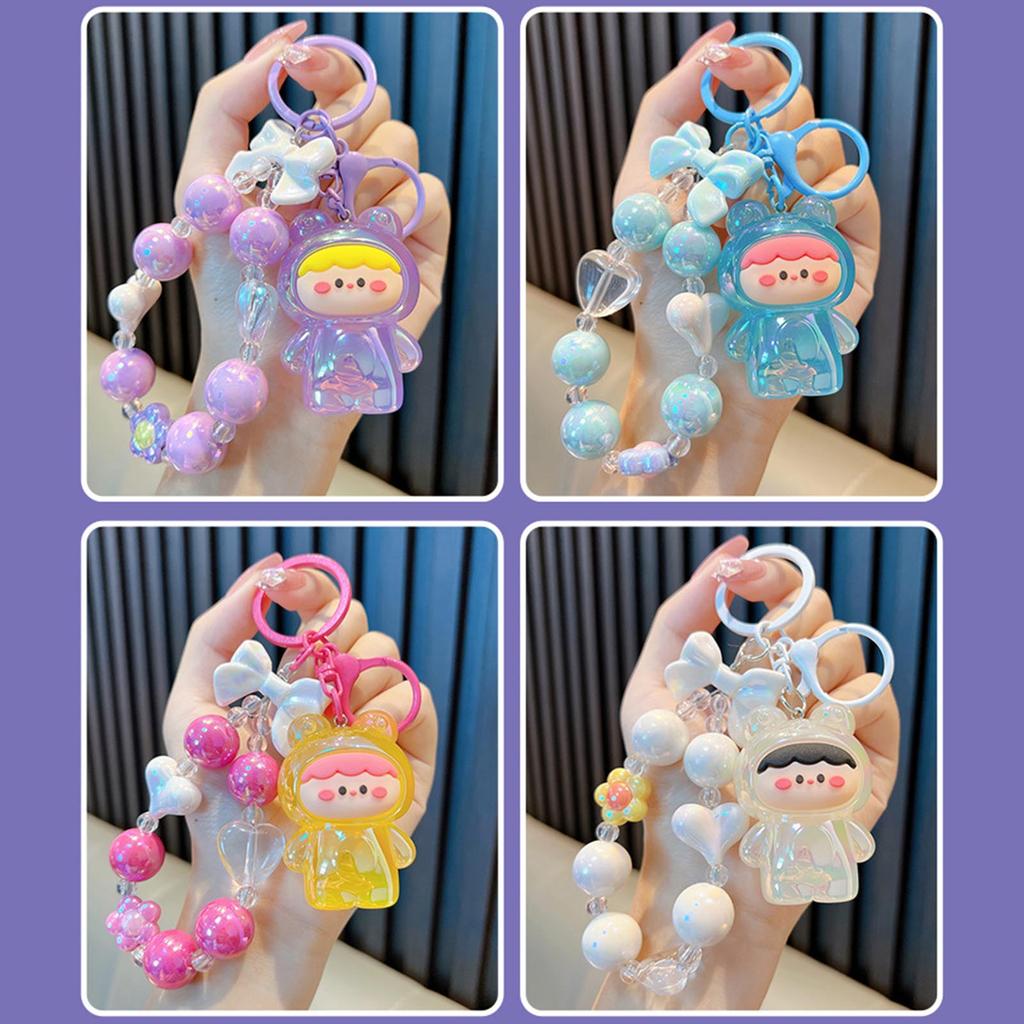 Металлический брелок Милая лягушка меняющая цвет Акриловый брелок Рождественский подарок для мужчин женщин мальчика девочки