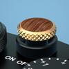 Elegant Brass Wood Shutter Button Digital Camera Accessory for XT5/XT30/X100VI Cameras with Threaded Holes