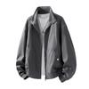Autumn New Casual Jacket Large Size Men's American Workwear Versatile Stand Collar Jacket